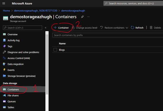 Manage Azure Blob storage using the Azure SDK